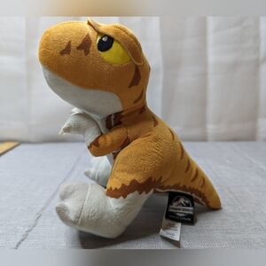 2022 Mattel Jurassic World Plush Stuffed Toy  Dinosaur Orange ATROCIRAPTOR
